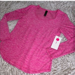 Yogalicious Pink Long Sleeve Shirt - NWT